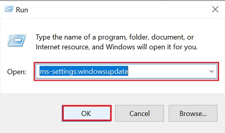 ms-settings windowsupdate