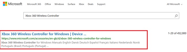 Xbox 360 Wireless Receiver for Windows