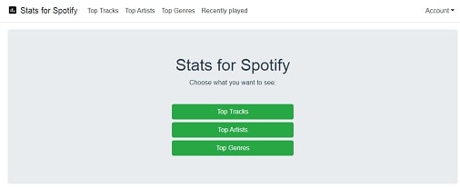 Stats-for-Spotify