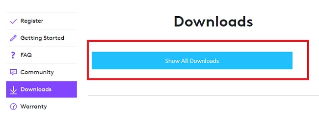 show all downloads
