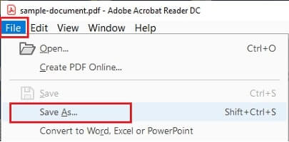 Create the PDF file Again