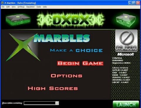DXBX-Emulator