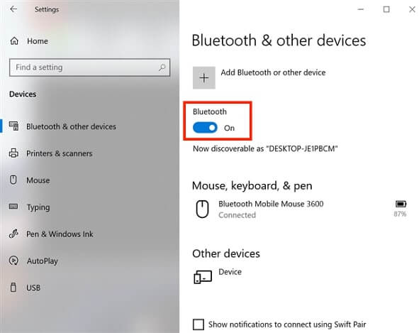 bluetooth and other devices