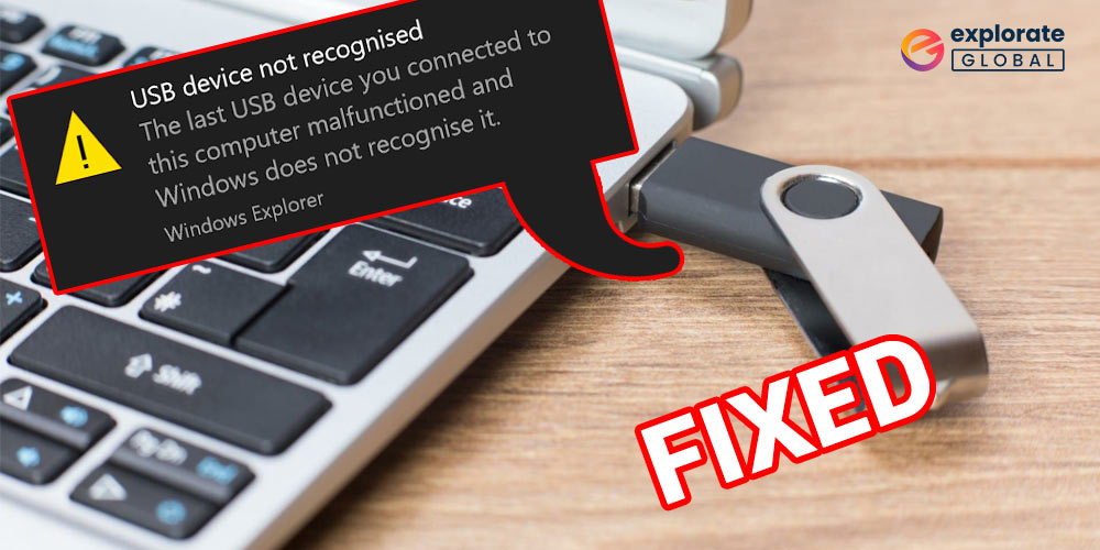 How to Fix USB Device Not Recognized on Windows 10?