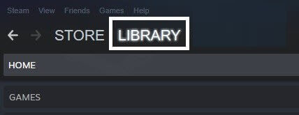 Launch Steam and click on the Library. 