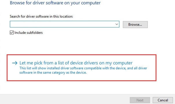Let me pick up a list of device drivers on my computer