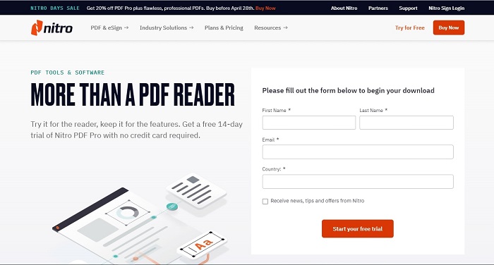 Nitro Reader - Best Free PDF Readers