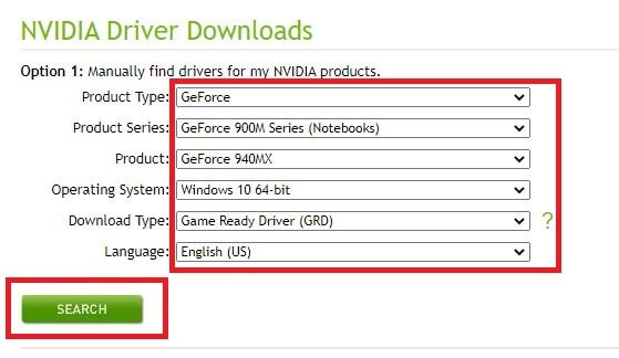 NVIDIA GeForce 940MX GPU