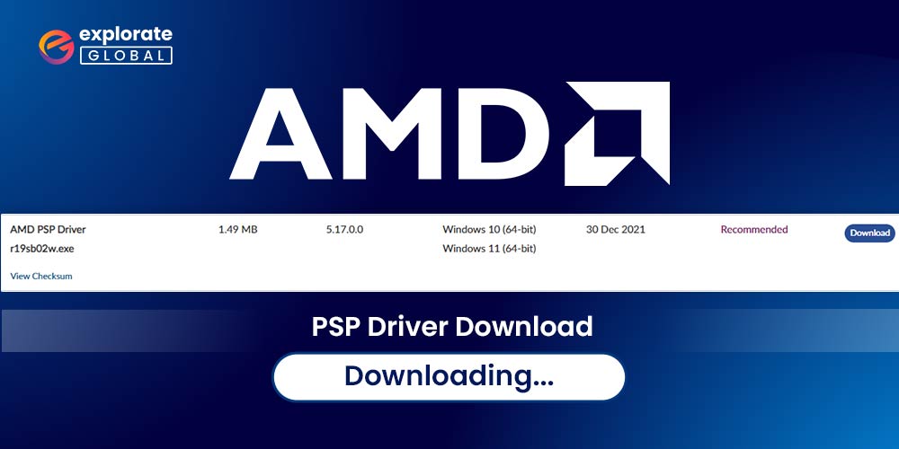 AMD PSP Driver Download for Windows PC